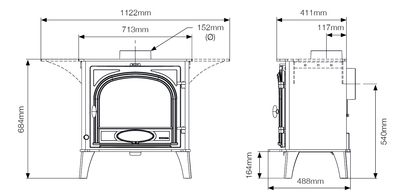 Stockton 11 Wood Burning Cook Stoves - Grate Expectations