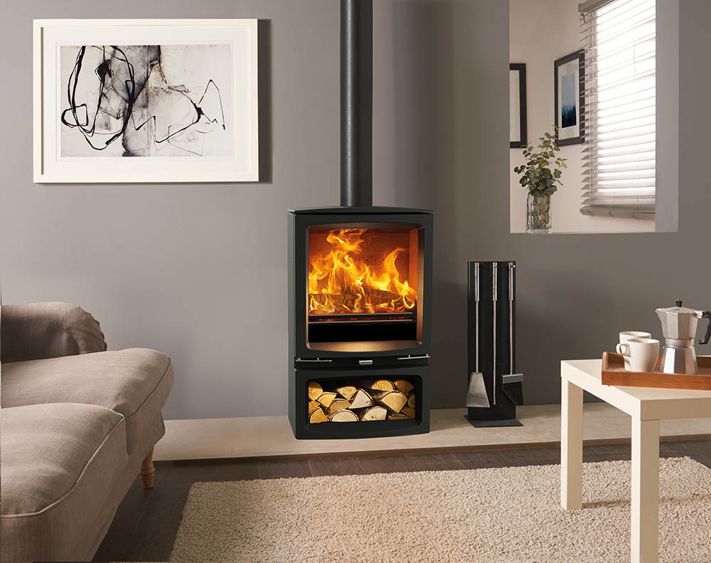 Vogue Medium Slimline Wood Burning u0026 Multi-fuel Stoves - Grate Expectations
